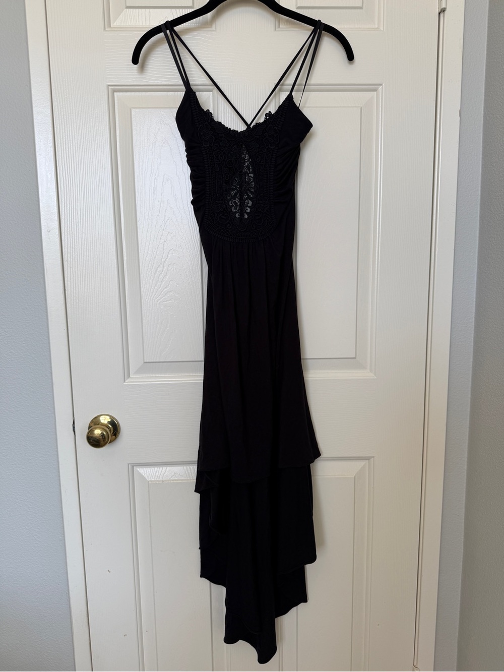 Sky High Low Black Dress XS